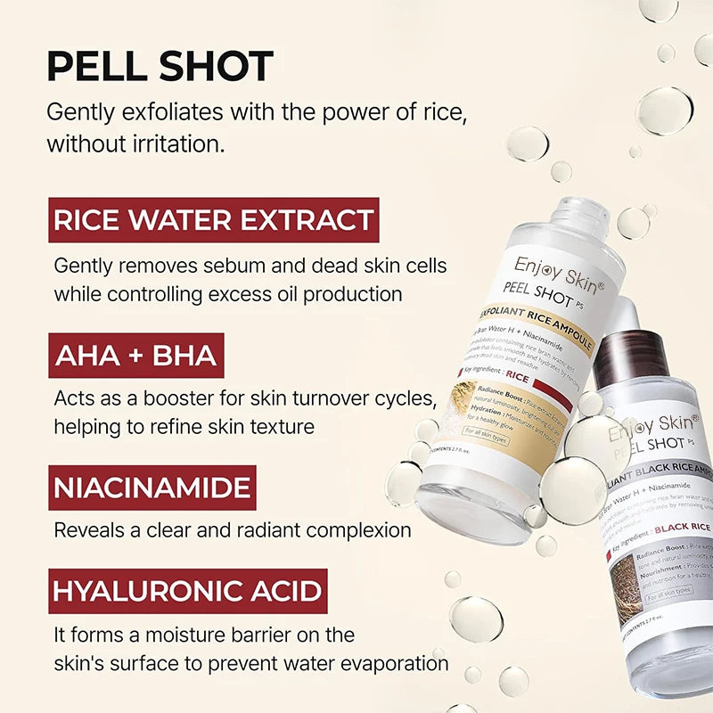Enjoy Skin™ Glow Rice Ampoule Peel Shot